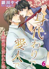 身代わりで、愛人で～御曹司に買われた俺6 パッケージ画像