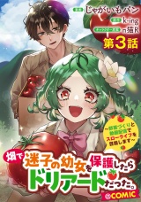 【単話版】畑で迷子の幼女を保護したらドリアードだった。〜野菜づくりと動画配信でスローライフを目指します〜@COMIC 第3話 パッケージ画像
