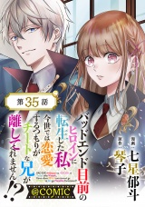 【単話版】バッドエンド目前のヒロインに転生した私、今世では恋愛するつもりがチートな兄が離してくれません!?@COMIC 第35話 パッケージ画像
