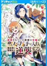 虐待されていた商家の令嬢は聖女の力を手に入れ、無自覚に容赦なく逆襲する(話売り)　#23 パッケージ画像
