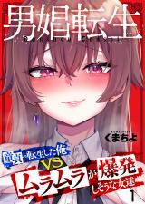男娼転生～童貞で転生した俺VSムラムラで爆発しそうな女達～1 パッケージ画像